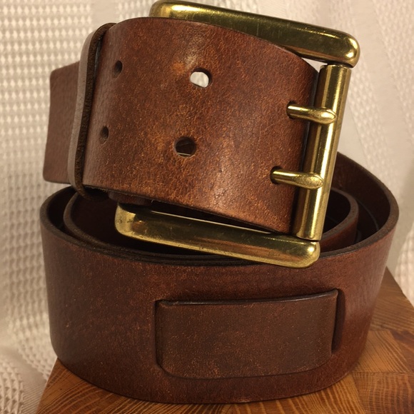 Lauren Ralph Lauren Accessories - Lauren Ralph Lauren leather belt w/solid brass bkl